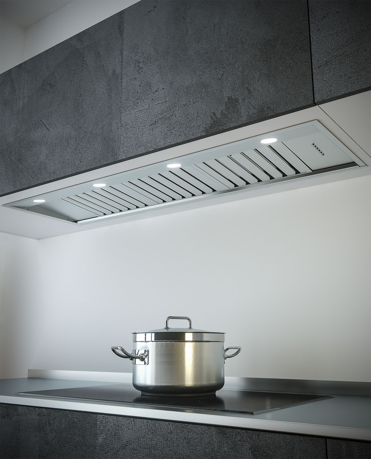 Sirius professional insert range hoods and built-in range hoods